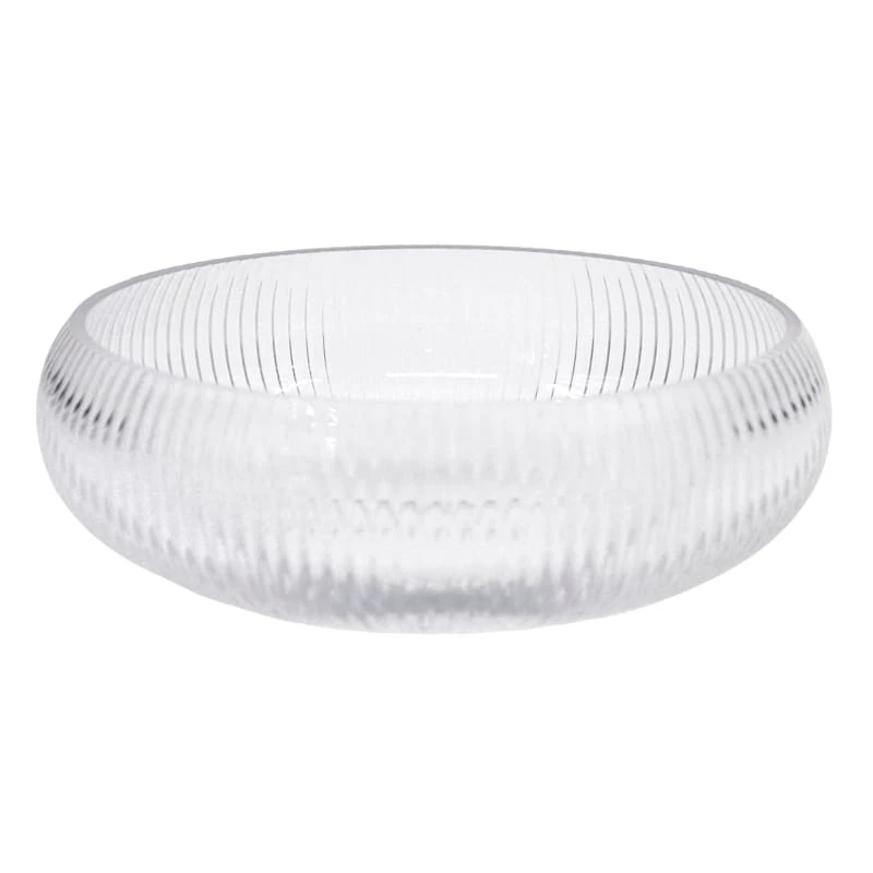 10X3 GLASS BOWL CLEAR 1 10X3 GLASS BOWL CLEAR