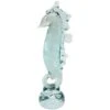 12.9in. Light Blue Art Glass Seahorse