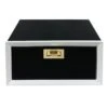 Black & White Decorative Wood Box, 6x3