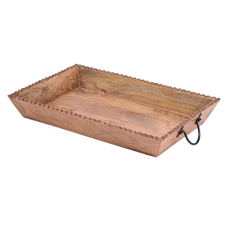 Brown Antique Medium Tray 1 Brown Antique Medium Tray