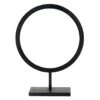 Crosby St Black Metal Circle Decor, 13"