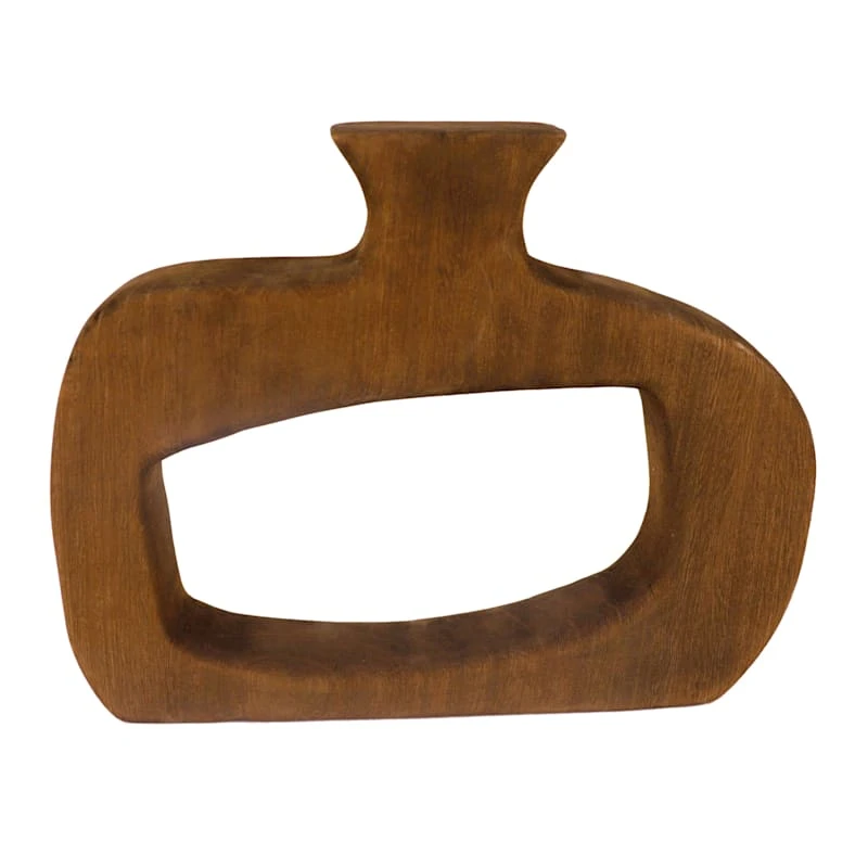 Crosby St Brown Wood Decor Figurine, 13x10 1 Crosby St Brown Wood Decor Figurine, 13x10