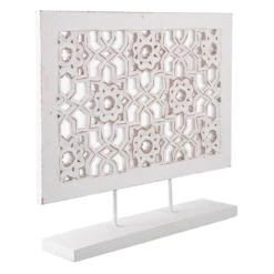 Floral Pedestal Decor, 12.5"