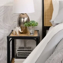 Found & Fable Black & Silver Mosaic Box, 4x8 -Home Decoration Store found fable black silver mosaic box 4x8 4