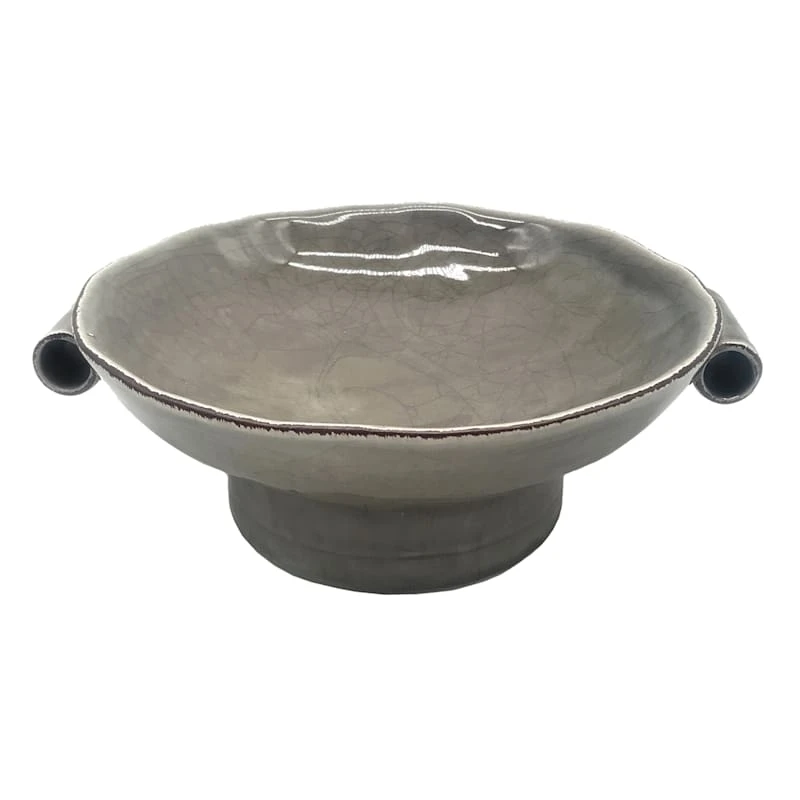 Found & Fable Grey Ceramic Bowl, 9.5" 1 Found & Fable Grey Ceramic Bowl, 9.5"