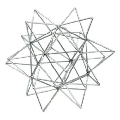 Found & Fable Silver Metal Star, 8"