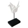 Found & Fable White Origami Design Figurine, 10"