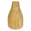 Found & Fable Wooden Vase, 9"