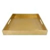 Gold Lacquer Decorative Tray, 15"