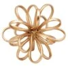 Gold Metal Flower, 5"