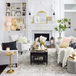 Gold Mirrored Decorative Tray, 18" -Home Decoration Store gold mirrored decorative tray 18 3