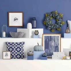 Grace Mitchell Blue Water Hyacinth Box, 13x4 -Home Decoration Store grace mitchell blue water hyacinth box 13x4 4