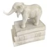 Grace Mitchell Elephant On Stacked Books Figurine, 10"