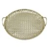 Grace Mitchell Gold Hammered Metal Tray, 18.5"