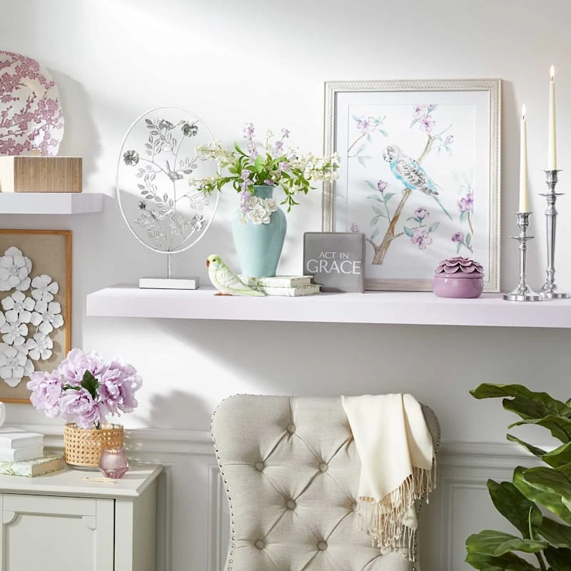 Grace Mitchell Purple Floral Jewelry Box, 4" 2 Grace Mitchell Purple Floral Jewelry Box, 4" - Image 2