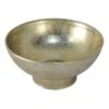 Grace Mitchell White Gold Metal Bowl, 13.5"
