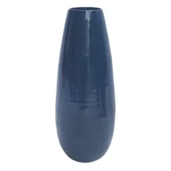 Honeybloom Blue Bamboo Vase, 17"