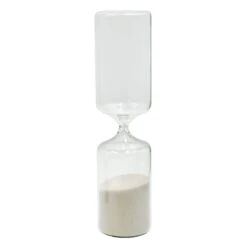 Ivory Sand Hourglass, 10"