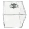 Laila Ali Clear Acrylic Decorative Box, 9"