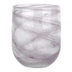 Laila Ali Grey Swirled Glass Vase, 5.5"