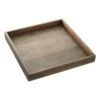 Laila Ali Grey Wood Tray, 12"