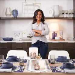 Home Decoration Store -Home Decoration Store laila ali marbled round box with crystal 6 1