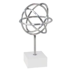 Laila Ali Metal & Wood Table Decor, 12"