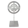 Laila Ali Silver 4-Ring Modern Figurine, 11.2"