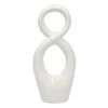 Laila Ali White Ceramic Infinity Sculpture, 12.5"