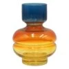 Multicolor Glass Vase, 6"