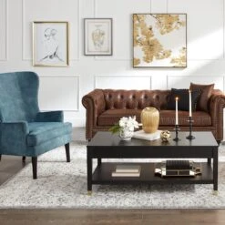 Providence Black Rattan Wood Box, 9x7 -Home Decoration Store providence black rattan wood box 9x7 4