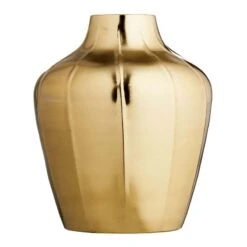 Providence Gold Metal Vase, Small