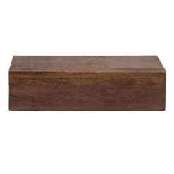 Home Decoration Store -Home Decoration Store rect.rustic natural wood box 1