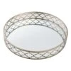 Round Gold Decorative Tray, 20"