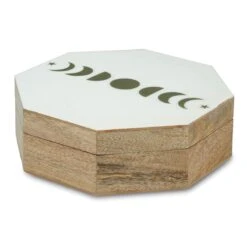 Rustic Wooden Moon Phase Box