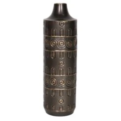 Tracey Boyd Bronze Metal Vase, 19.5"