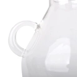 Tracey Boyd Clear Glass Vase With Handles, 9" -Home Decoration Store tracey boyd clear glass vase with handles 9 2