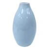 Tracey Boyd Round Blue Ceramic Vase, 7"