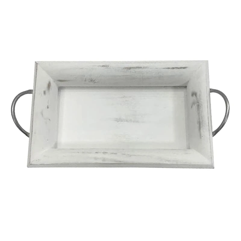 Ty Pennington Natural Wood Decorative Tray, 20" 1 Ty Pennington Natural Wood Decorative Tray, 20"