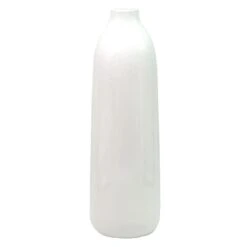 White Ceramic Vase, 16"