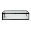 White Glass Decorative Box, 8x6