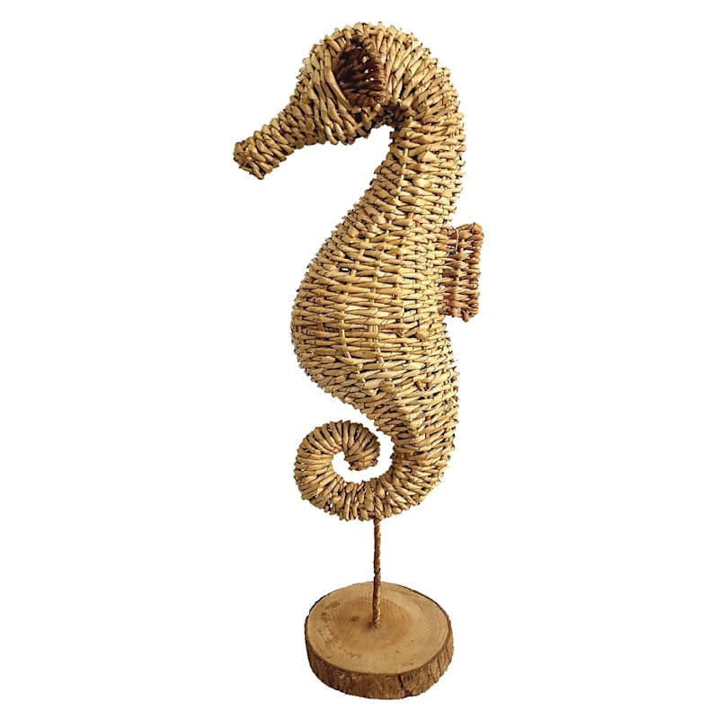 Wicker Seahorse, 23.5" 1 Wicker Seahorse, 23.5"