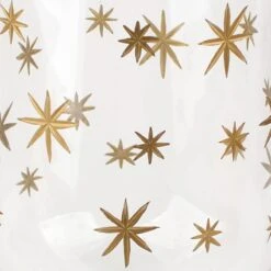 Willow Crossley Gold Etched Star Glass Vase, 8.7" -Home Decoration Store willow crossley gold etched star glass vase 8.7 2