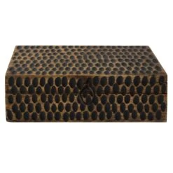 Wood Hammered Box, 8x3