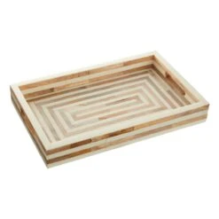 Wood-Look Decorative Tray, 15x9