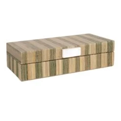 Woven Seagrass Box Decor, 5.5"