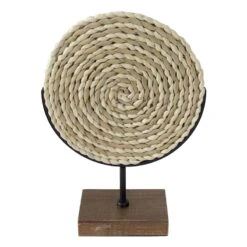 Woven Wheel Decor, 17"